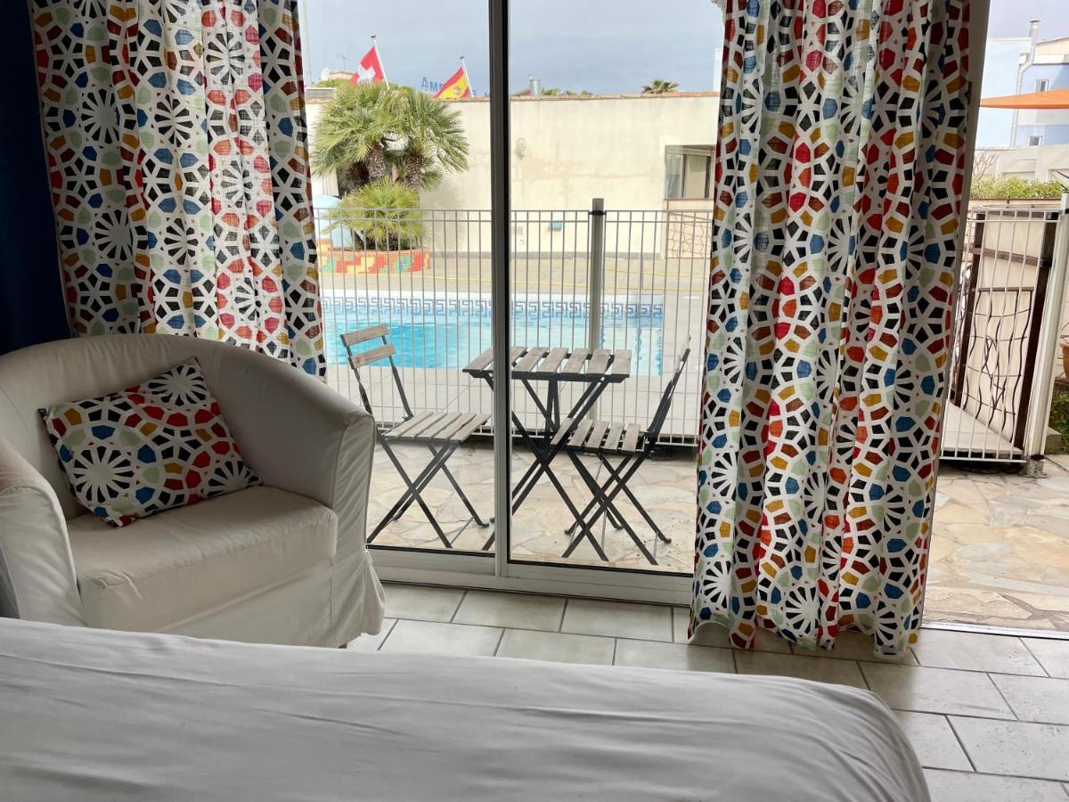 Amerique Hotel Palavas - Piscine - Plage Εξωτερικό φωτογραφία